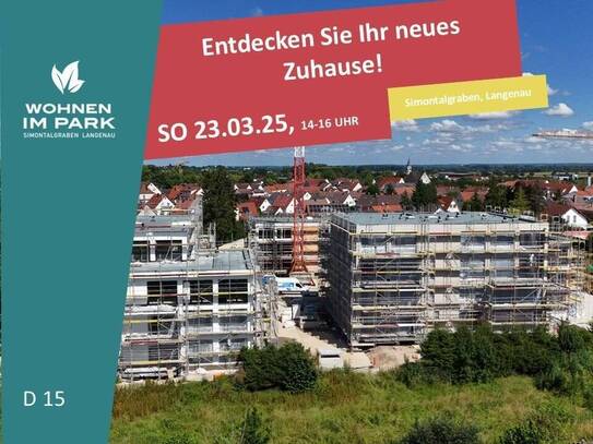 4-ZIMMER ETW IM 2. OG MIT BALKON - "WOHNEN IM PARK" IN LANGENAU - D15