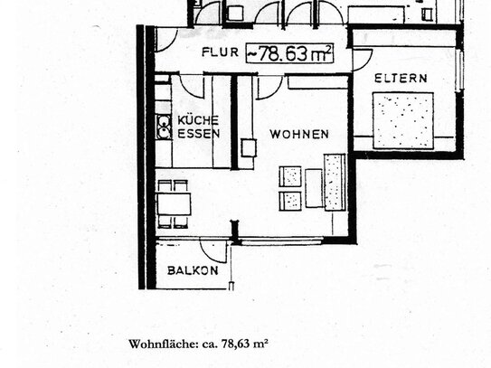 Verkauf 3,5 Zimmer-Wohnung zur Kapitalanlage