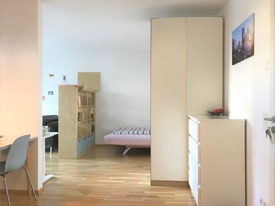 Exclusives 1,5 Zimmer-Singlestudio (49qm) mit Terrasse und Garten, in ruhiger, zentraler Wohnlage von Fürth (Logengärte…