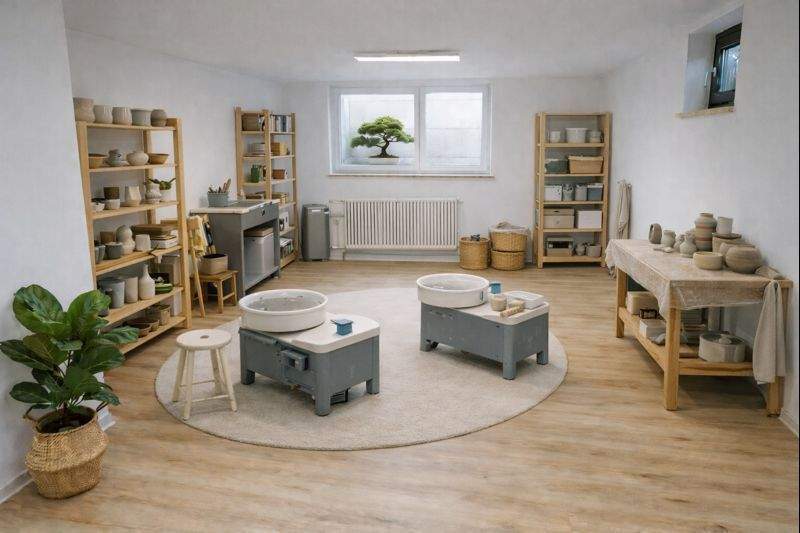 LICHTDURCHFLUTETER HOBBYRAUM MIT KOMFORTAUSSTATTUNG