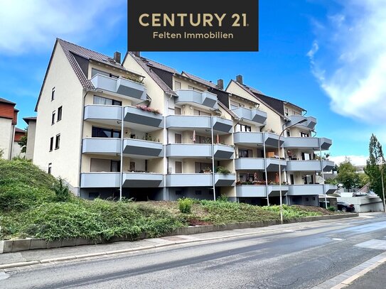 KAPITALANLAGE IN BESTLAGE VON ALZEY - VERMIETETE 2 ZIMMER WOHNUNG MIT BALKON