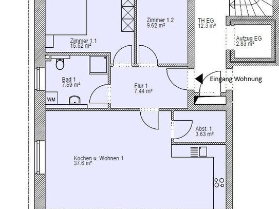 MODERNE ERDGESCHOSSWOHNUNG IN ZENTRALER LAGE