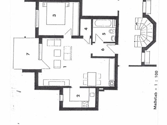 Ruhige 2 Zimmerwohnung Schweinfurt am Hainig