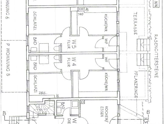 2,5-Zi.-ETW, 60,02 m², Süd-Terrasse, gr.Keller, KFZ-St.Pl., fußläufig Zentrum