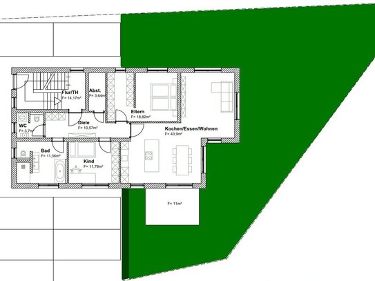 Erdgeschoss mit Garten - Neubau, Erstbezug & KfW 40: großzügige 3-Zimmer Eigentumswohnung in Parkstetten