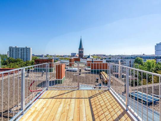 Neubau Dachgeschoßwohnung mit 360 Grad Blick nahe Kudamm mit Top Ausstattung