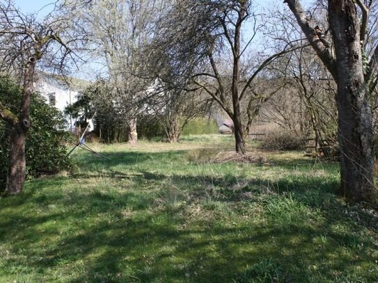 Ebenes, erhöhtes Baugrundstück in zentraler Lage von Bad Laasphe