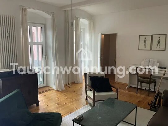 [TAUSCHWOHNUNG] BIETE: 2 Zimmer am Mauerpark mit Terrasse SUCHE: 3+ Zimmer