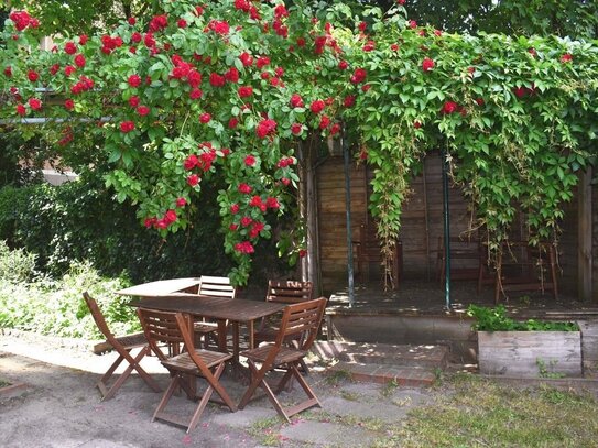 LADEN - nahe Neukölln-Arcaden! auch als Whg. nutzbar, Südlage mit Wannenbad, schöner Gemeinschaftsgarten!