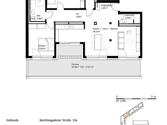 114 m² 3-Zi.-Whg. mit Balkon im Zentrum von Burghausen zum Kauf: EH40-QNG: 5% AfA + 5% Sonder-AfA & 150.000 € KfW-Kredit