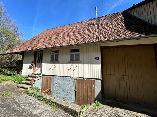 Bauernhaus mit großem Grundstück