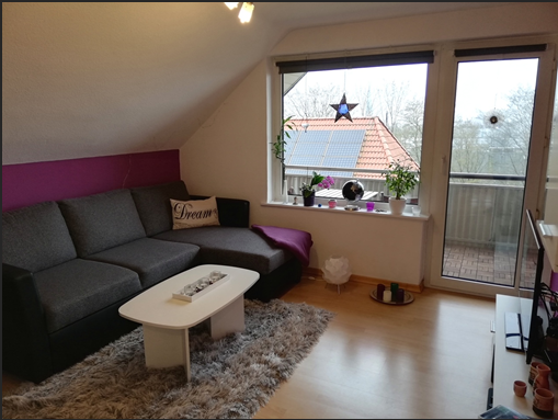 Helle 2 Zi. DG - Wohnung mit Blick auf Lüneburg