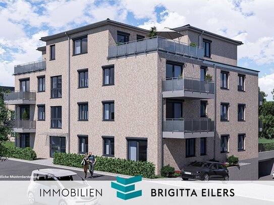 NEUBAU: Moderne 3-Zimmer-EG-Wohnung mit West-Terrasse & Gartenanteil