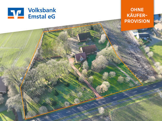 (Land-)Liebe auf den ersten Blick: Freiheit, Raum und Natur - EFH aus 2002 und ca. 1,7 ha in Altenberge!