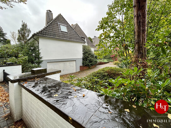 Ausblick in den wunderschönen Garten - zentral wohnen in Habenhausen!