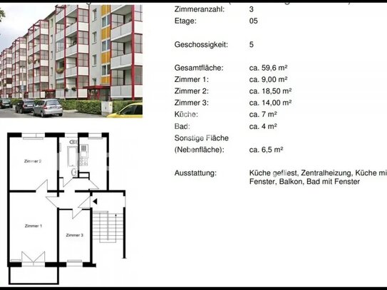 [TAUSCHWOHNUNG] 3 Zimmer 60qm in Lichtenberg gegen 3-4 Zimmer ab 80qm