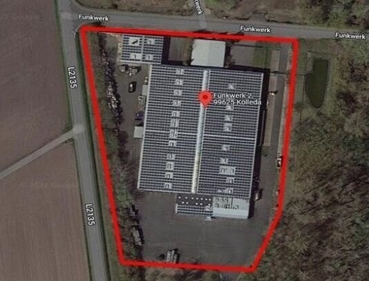 Production hall with approx. 7,870 m² of space in the heart of Germany! A top location, logistically speaking!