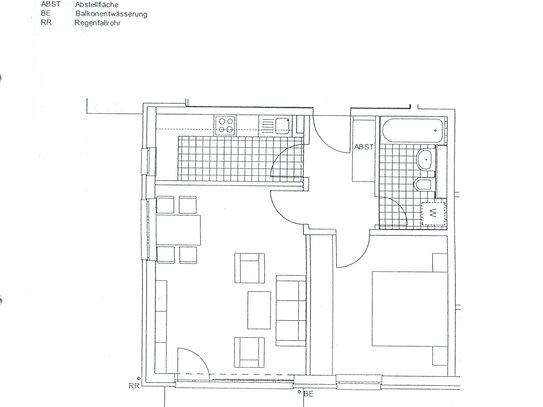 Ismaning; 2 Zimmerwohnung im 1. OG mit Balkon