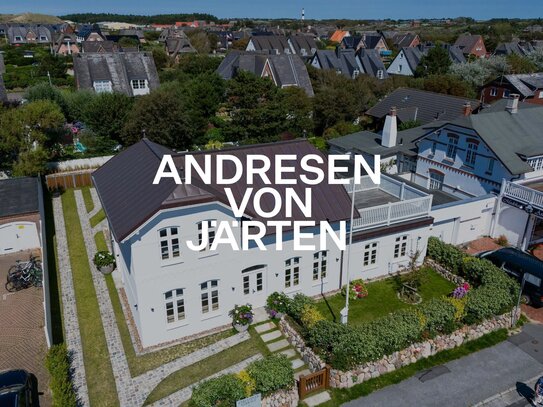 Luxuriös sanierte Bäderstilvilla in strandnaher Lage von Wenningstedt - 3 Wohneinheiten