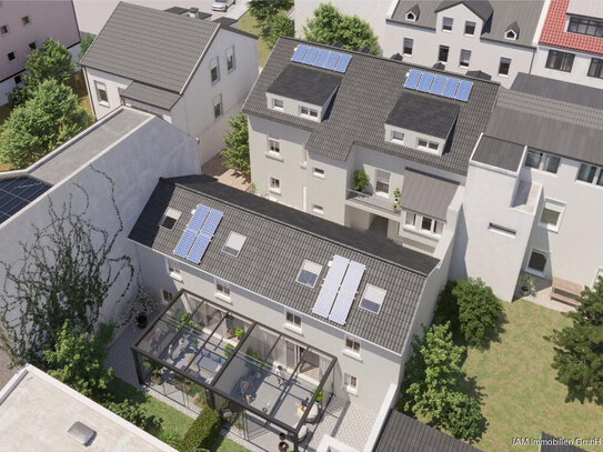 !Energieeffiziente EG-Wohnung mit Terrasse! Hohe Decken, PV Anlage, im Zentrum von Wiesbaden!