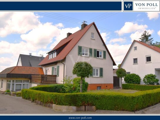 Vielseitiges Wohnhaus mit Einliegerwohnung, zwei Gärten und Garage