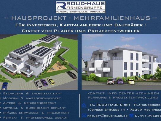 + EXKLUSIVES MEHRFAMILIENHAUS-PROJEKT! +