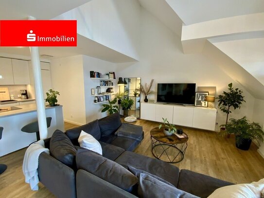 95 qm-Maisonettewohnung in der Tiergartensiedlung mit Balkon und Tiefgarage