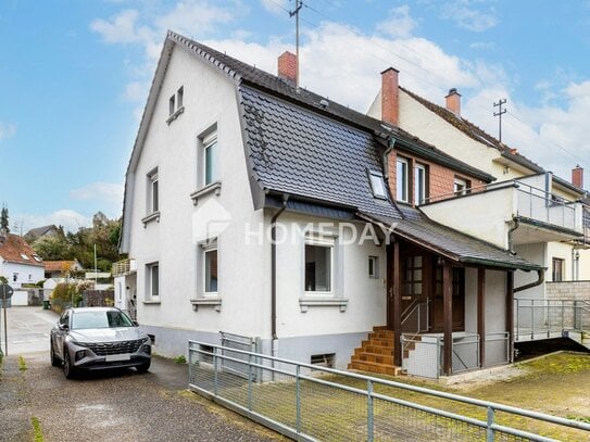 Charmante Doppelhaushälfte mit Tageslichtbad, Garten, Terrasse und Balkon in ruhiger Lage