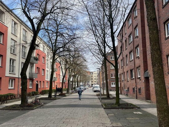 Rohbauzusstand: Einzigartiges Penthouse mitten im Reiherstiegsviertel.