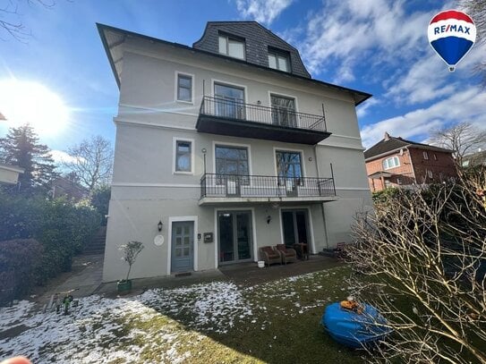 Elegante Gartenwohnung in historischer Villa in Blankenese - mit privater Terrasse