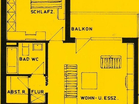 2-Zimmer Wohnung in Senden zu vermieten