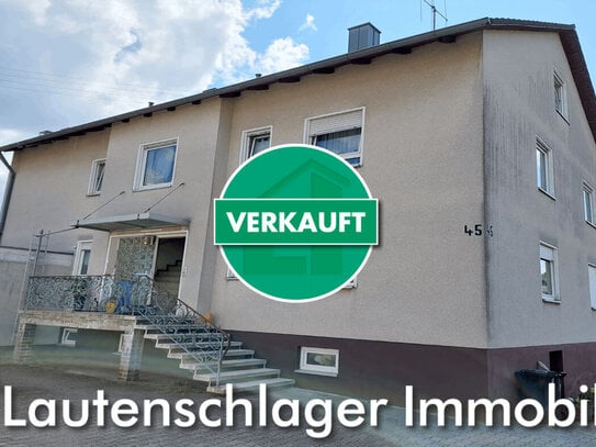 Platz für Generationen! 2-Familien-Haus mit ausgebautem DG - langjährige Mieter inkl. - in Hirschau