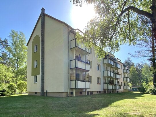 Attraktive 3-Zimmer-Wohnung mit Balkon und dem Blick ins Grüne! Optional mit Garten