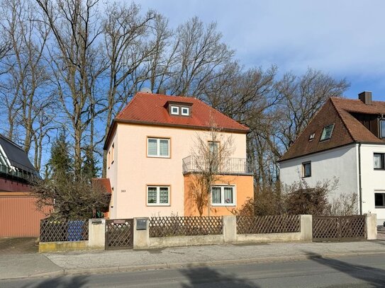 Den Pegnitzgrund direkt hinter dem Haus