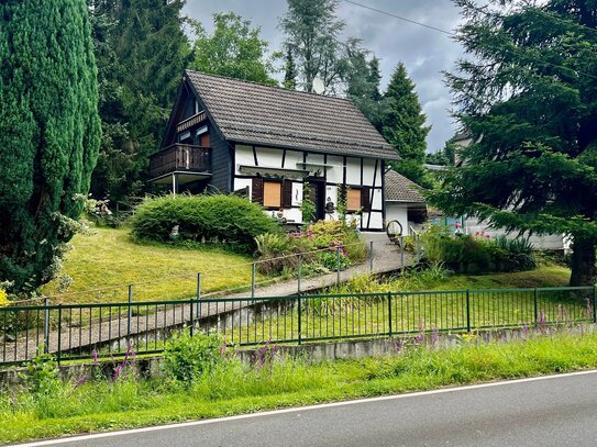 Kleines Einfamilienhaus mit Garage für Handwerker