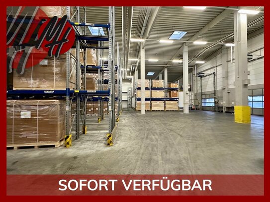 SOFORT VERFÜGBAR - VIELSEITIG NUTZBAR - Lager (3.500 m²) & Büro-/Sozial (200 m²)