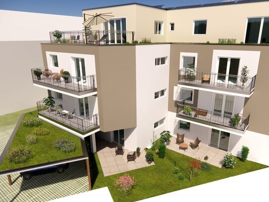 Neubau - Erstbezug 3 ZW - 1. OG - Balkon 2 Bäder - Fertigstellung 06/2025