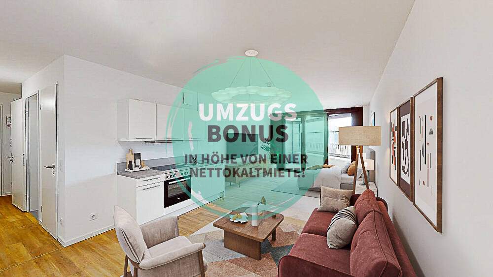 Space to Breathe - Großzügiges 1-Zimmer-Apartment mit Loggia und Hauptstadtblick - Photo 1