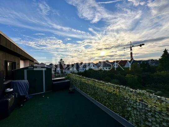 Penthouse mit großzügiger Terrasse und Duplexplatz in Oßweil