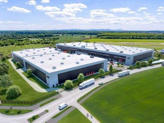 ** Nicht zögern! ca. 4.000 - 20.000 m² Logistikflächen in bester Lage nähe Frankfurt zu vermieten **