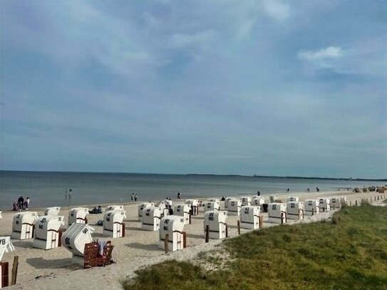 Ferienapartment in Scharbeutz an der Dünenmeile mit seitlichem Meerblick