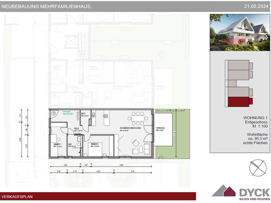 NEUBAU 2 Mehrfamilienhäuser je 6 Whg´en