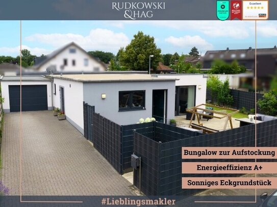 Bungalow Energieeffizienz A+ auf sonnigem Eckgrundstück im Malerviertel von Pulheim