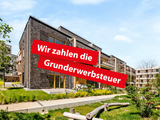 Grunderwerbsteuer sparen: Sofort bezugsfertig - zweigeschossiges Stadthaus mit Dachterrasse und atemberaubender Aussicht