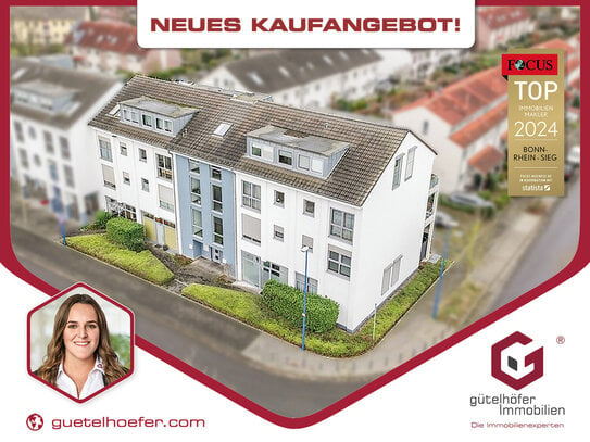 Modern und möbliert! Zweiraumwohnung mit Aufzug, Balkon und Tiefgaragenstellplatz in Rheinbach-Stadt