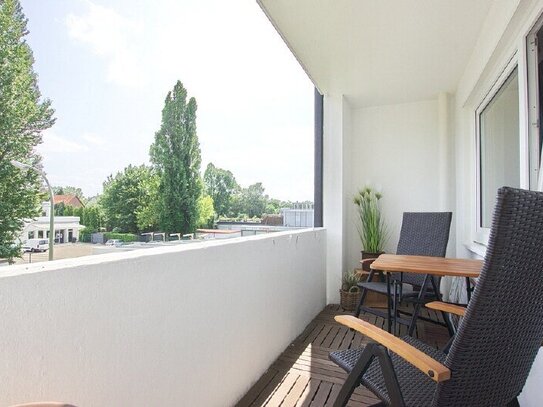 Renovierte und gut eingerichtete Wohnung mit Balkon und PKW-Stellplatz, ruhige Wohnlage, gepflegtes Haus und Umfeld