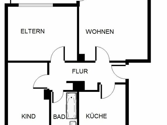 3-Zimmer-Wohnung in Gelsenkirchen Hassel