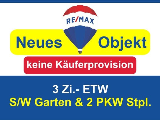 Keine Käuferprovision! Kaufen Sie ab €783,-mtl.*/gemütlich renovierte 3 Zi. ETW |Garten & Garage