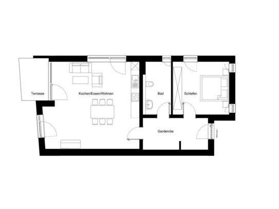 Energieeffizient & Modern: 2-Zimmer Wohnung zum Erstbezug