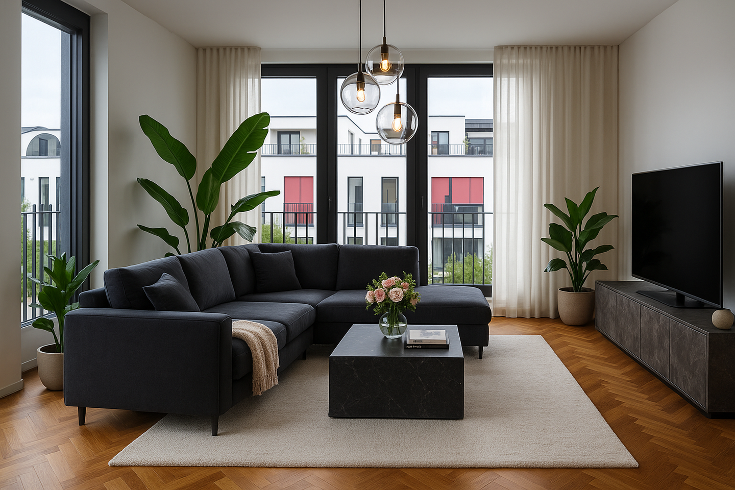 Großzügige 4-Zimmerwohnung mit Blick auf den begrünten Dachgarten - Photo 1